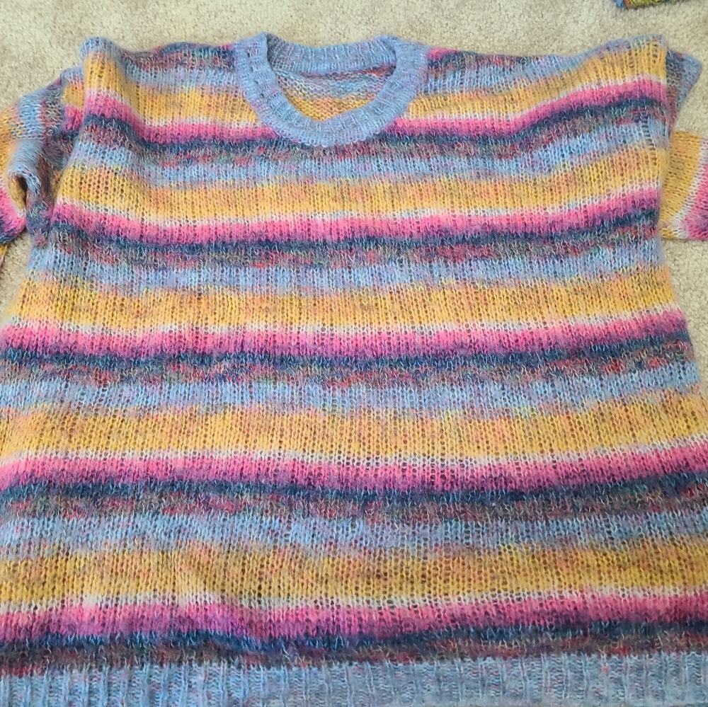 Mohair wool sweater